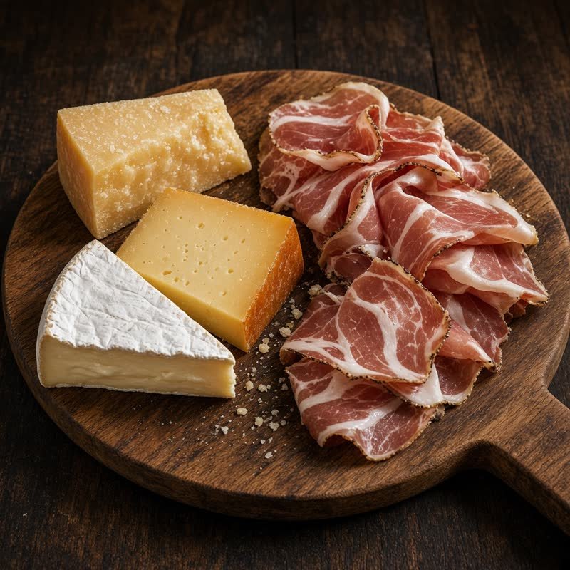 Cheese and speck board